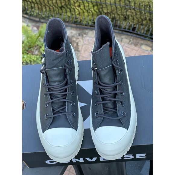 NEW Converse Unisex Waterproof Leather Lugged 2.0 Casual Sneaker - Womens 6.5 - Picture 4 of 10